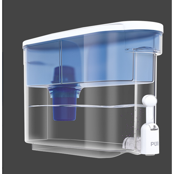 PUR 30-Cup Dispenser Filtration System with Filter 2 in 1 Fast Filtration NEW - Picture 3 of 4